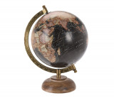 Glob pamantesc decorativ Earth texture v2, 6x24 cm, lemn de mango, Excellent Houseware
