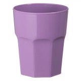 Pahar Plastic, Model Pastel, Culoare Mov, Capacitate 330ml, Potrivit Pentru Mașina De Spălat Vase și Cuptorul Cu Microunde, Oem