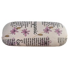 Toc ochelari piele ecologica, 16 x 6 x 4 cm, Crem