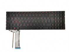 Tastatura Laptop, Asus, ROG GL552, GL552V, GL552VX, GL552VL, GL552J, GL552JX, enter mare (UK) layout SP foto