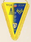 Fanion (oficial-produs nou) FC PETROLUL PLOIESTI(aniversare Centenar 1924/2024)
