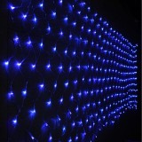 Plasa Luminoasa Craciun 6x4m 672LED Albastre Fir Incolor 6016B