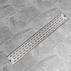 Rigolă duș liniară din oțel inoxidabil, model linie, 830x140 mm
