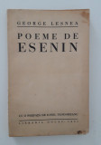 Carte veche 1937 George Lesnea Poeme de Esenin