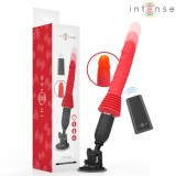 Vibrator Thrust cu Telecomanda si Funcție de incalzire - Intense Cynthia - Rosu