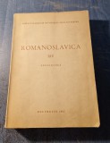 Romanoslavica 14 lingvistica Asociatia slavistilir din RSR 1967