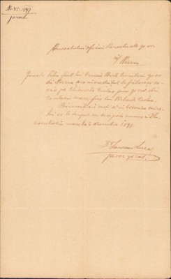 A2203 Act circulat poștal, scris și semnat de preotul greco-catolic dr Laurean Luca, 1897, căsătoria &amp;icirc;ntre ortodox și greco-catolică, Comloșu Mare foto