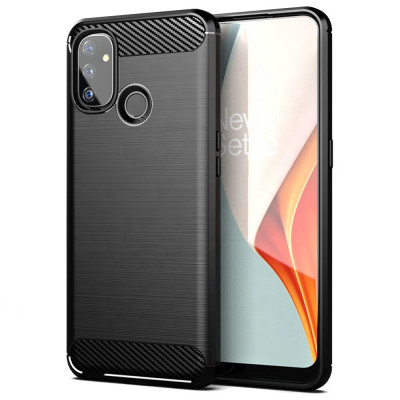 Husa silicon Oneplus Nord N100 5G - Negru foto