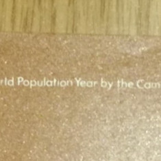 LOT 2 AFISE POSTER- RENE TCHEBETCHAU /DONALD SILVERSTEIN -WORLD POPULATION YEAR