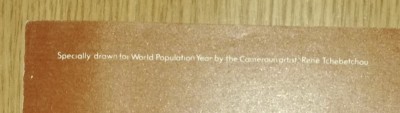 LOT 2 AFISE POSTER- RENE TCHEBETCHAU /DONALD SILVERSTEIN -WORLD POPULATION YEAR foto