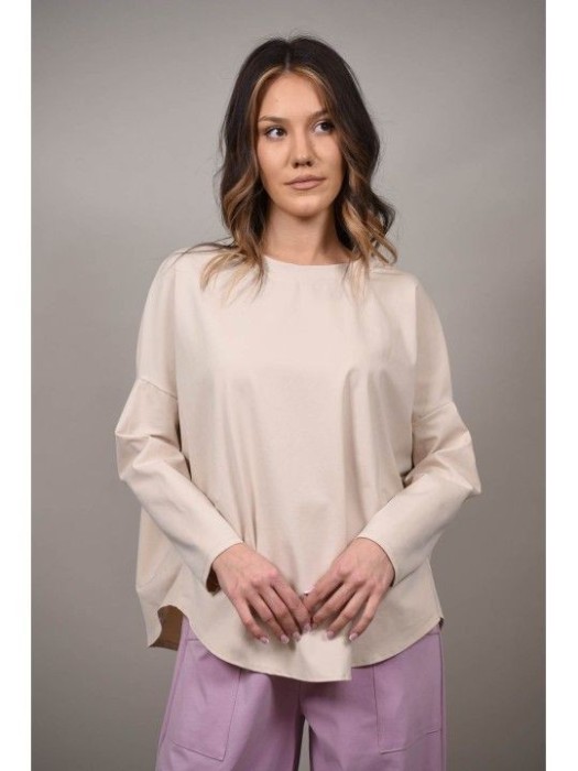 BLUZA CU PENSE FOGGIA Bej TALIE UNICA