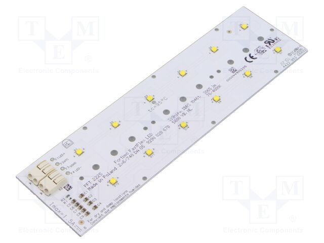 Baretă LED PHILIPS 49,5x172,2mm 12 diode 4000K 17,8W