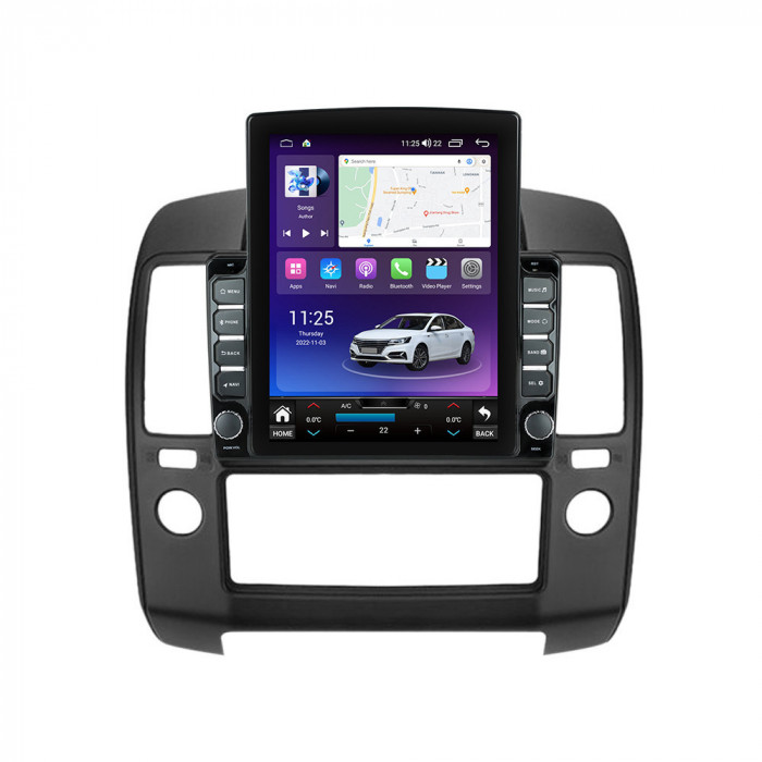 Navigatie dedicata cu Android Nissan Navara D40 2004 - 2014, 8GB RAM, Radio GPS