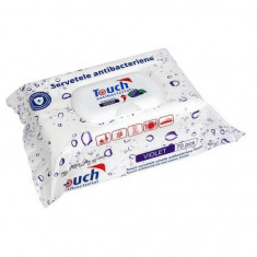 Servetele umede antibacteriene Violet, 70 bucati, Touch