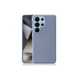 Husa compatibila cu Samsung Galaxy S26 Ultra, MagSafe, Design Woven, Soft Touch, Antisoc, Albastru Deschis