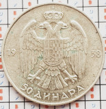 1232 Iugoslavia Yugoslavia 50 Dinara 1938 Petar II km 24 argint