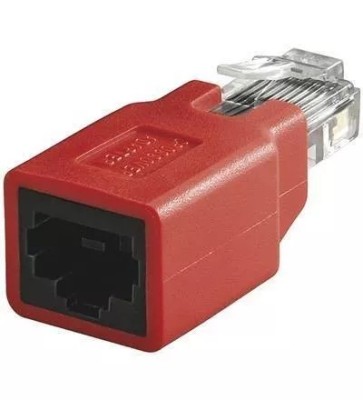 Adaptor crossover RJ45 tata la RJ45 mama Goobay foto