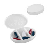 Cutie pentru pastile PP &icirc;n forma ovala cu 3 compartimente