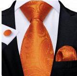 Set cravata + batista + butoni - matase - model 654