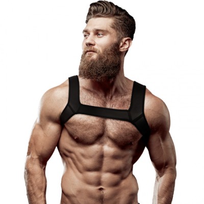 FETISH SUBMISSIVE ATTITUDE - NEOPRENE CHEST HARNESS FOR MEN SIZE L foto