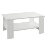 Cumpara ieftin Masuta de cafea din pal alb BERNARDO 90x55x41 cm