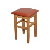 Taburete bucatarie, lemn masiv de fag, tapiterie piele ecologica, cires