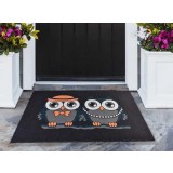 Covoras Intrare Night Owl, 40x60 cm, Cauciucat