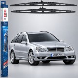 Cumpara ieftin Ștergătoare Mercedes-Benz C-Class T-Model S203 2001&ndash;2003 | Twin Spoiler 801S &ndash; BOSCH