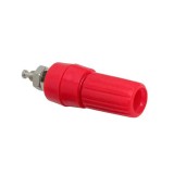 Mufa audio banana mama 4mm montabil executie din plastic rosu, Oem