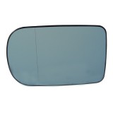 Geam oglinda Bmw Seria 5 (E39) 10.1997-06.2004 , Seria 7 E38 1994-2001, partea stanga Best Auto Vest Albastra Asferica Cu incalzire, 166x105mm