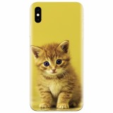 Husa silicon pentru Apple Iphone XS Max, Baby Kitten