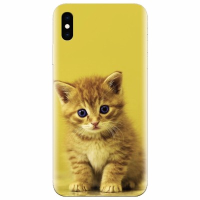 Husa silicon pentru Apple Iphone XS Max, Baby Kitten foto