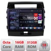Navigatie Toyota LandCruiser 2008-2015 Edotec Kit-381 8 core QLED 2K 16+512 360 Android Waze USB Navigatie Internet Youtube Radio CarStore Technology