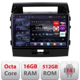 Navigatie Toyota LandCruiser 2008-2015 Edotec Kit-381 8 core QLED 2K 16+512 360 Android Waze USB Navigatie Internet Youtube Radio CarStore Technology