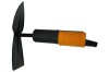 Sapaliga Dubla FISKARS QuikFit PATIO, Curatat Dale/Pavele, Otel Carbon/Bor, Hobby, 187mm (Fara Coada)