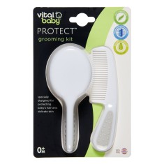 Set pieptene ?i perie pentru ingrijirea parului Vital Baby foto