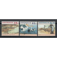 Australia 1994 Mi 1394/96 MNH, nestampilat - Animale pe cale de disparitie