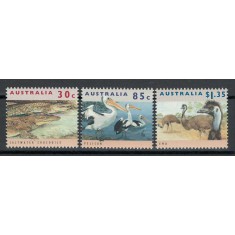 Australia 1994 Mi 1394/96 MNH, nestampilat - Animale pe cale de disparitie