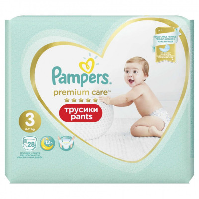 Pampers Premium Care Bugyipelenka 6-11kg Midi 3 (48db) foto