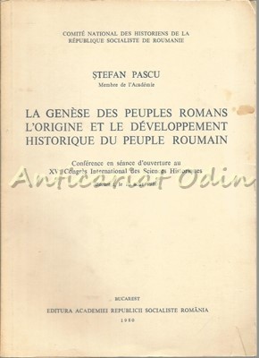 Le Genese Des Peuples Romans L&amp;#039;Origine Et Le Development Historique foto