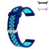 Curea din silicon compatibila cu Samsung Galaxy Watch Ultra2, Telescoape QR, 22mm, Olympic Blue