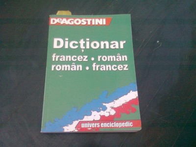 DICTIONAR FRANCEZ ROMAN, ROMAN FRANCEZ - DE AGOSTINI foto