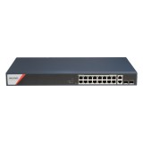 Switch L2,16 x RJ45 1G PoE (230W),2 x RJ45 1G,2 x SFP 1G,Management - HIKVISION
