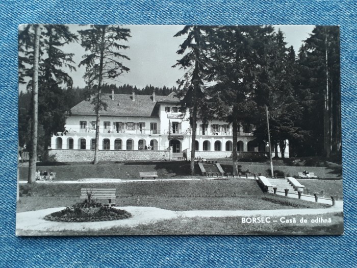 291 - Borsec -Casa de odihna / Borszek / carte postala circulata RPR