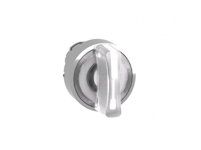 Comutator Rotativ LED Alb 22mm IP66