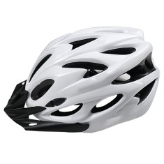 Casca pentru bicicleta cu lanterna Race White, MalTrack 110418 foto
