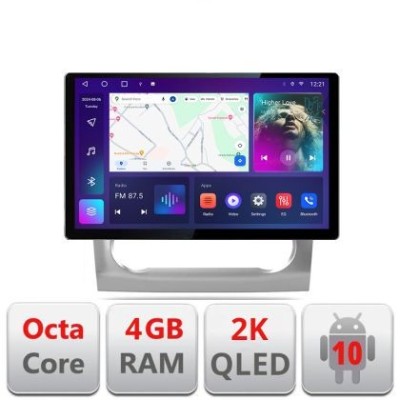 Navigatie dedicata Ford Focus 2 Automat N-140-automatic Edonav ecran 13&amp;quot; 2K 4+32 Android Waze USB Navigatie 4G 360 Toslink You CarStore Technology foto