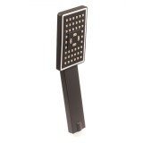 Para de dus Premium, Ramdeco, model dreptunghiular, Negru mat, Oem