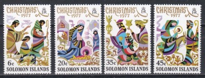 Solomon 1977 - Crăciun, MNH foto