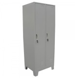 Vestiar metalic Premium cu picioare si 2 usi 600x500x1920 mm (LxlxH), PLUS